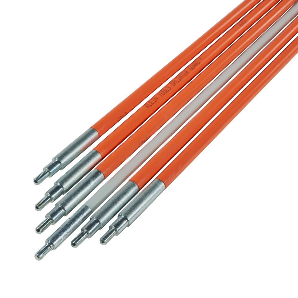 "Klein Tools Fish Stick, Fiberglass, Orange, 56325"