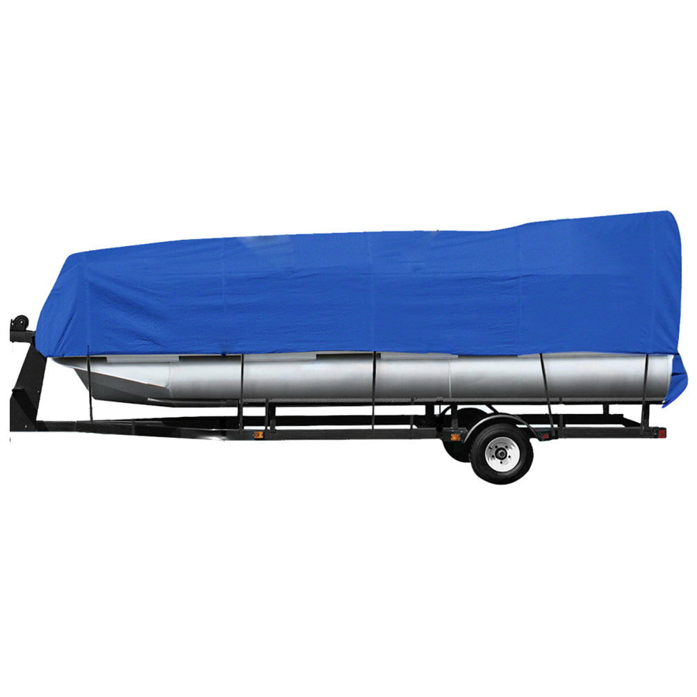 "21' 22' 23' 24' Boat Cover Waterproof Trailerable Heavy Duty Pontoon Beam 102"""