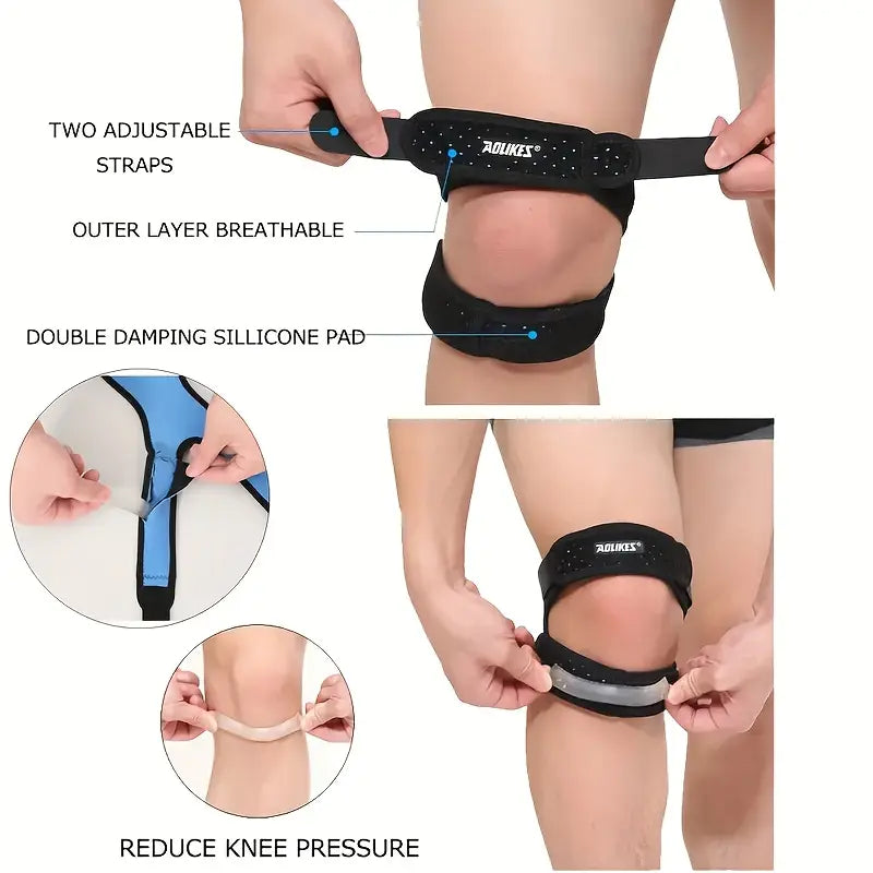 1 Adjustable Breathable Knee Brace for Immediate Relief Of Knee Discomfort;