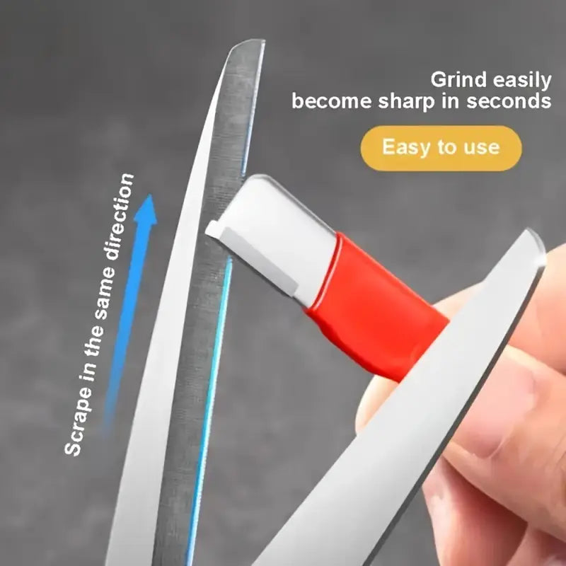 1 Precision Edge Professional Kitchen Sharpener, Multi Purpose Gardening Tool Blade Sharpener, Portable Scissor Sharpener, Hedge Clipper, Quick Knife, Pocket Knife, Suitable for All Blades, Including Garden Clippers