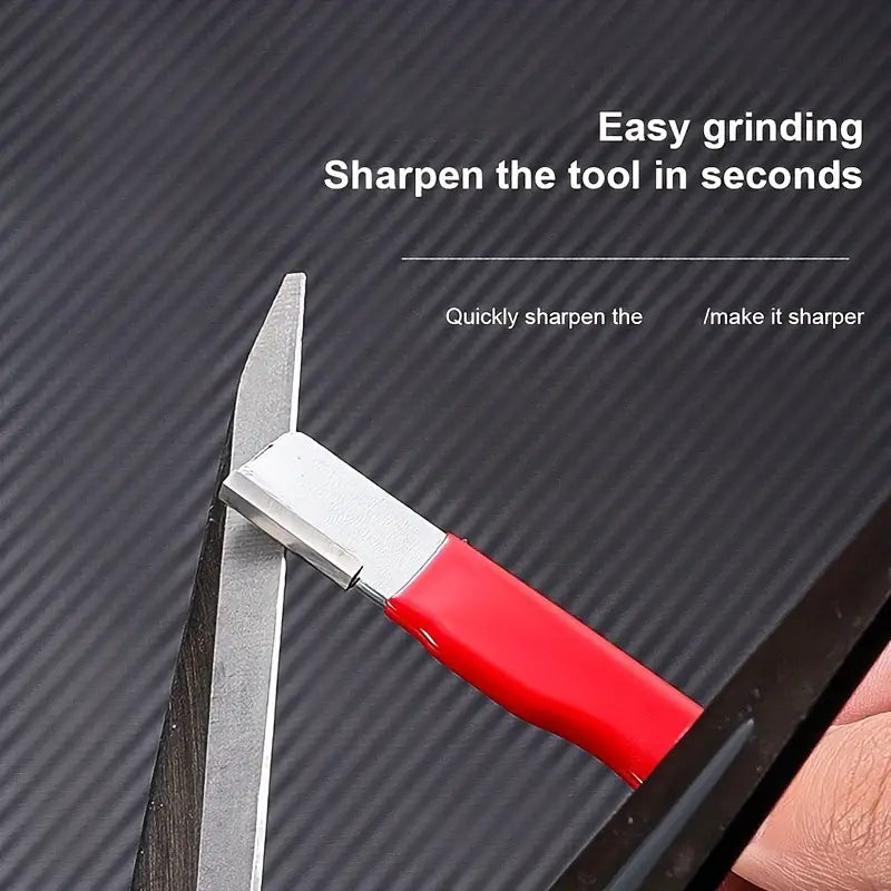 1 Precision Edge Professional Kitchen Sharpener, Multi Purpose Gardening Tool Blade Sharpener, Portable Scissor Sharpener, Hedge Clipper, Quick Knife, Pocket Knife, Suitable for All Blades, Including Garden Clippers