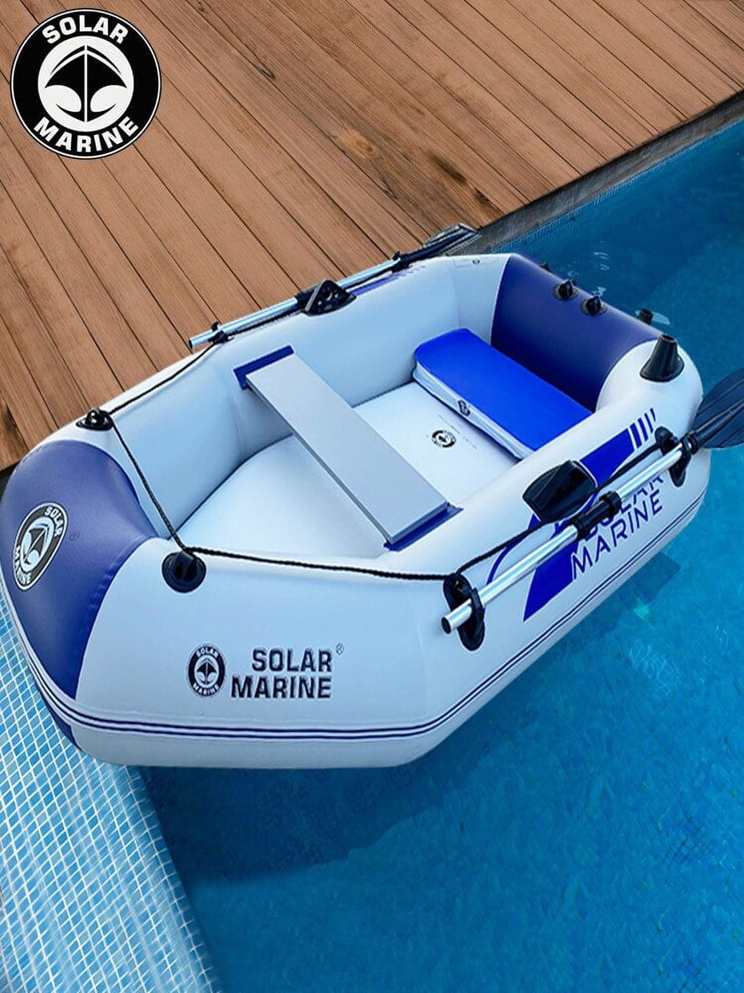1 Person 175cm Inflatable Rowing Boat Ship Kayak Canoe Drifting Raft Dinghy Hovercraft Outdoor Fishing Diving Surfing Sailing B