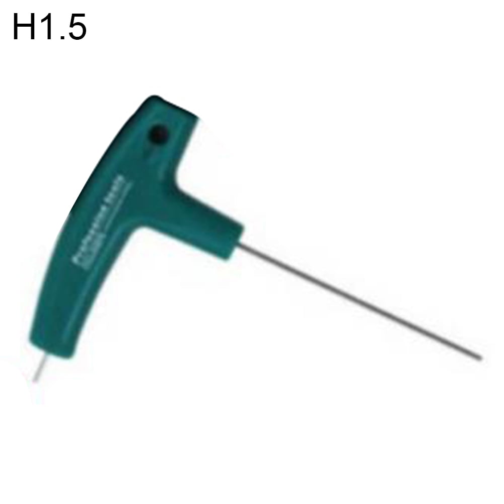 1.5/2/2.5/3/4/5/6/8/10mm T Handle Hexagon Allen Wrench Hex Key Spanner Hand Tool
