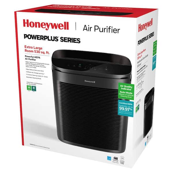 PowerPlus HEPA Air Purifier, Extra-Large Room (530 sq. ft.) Black