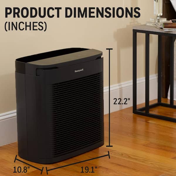 PowerPlus HEPA Air Purifier, Extra-Large Room (530 sq. ft.) Black