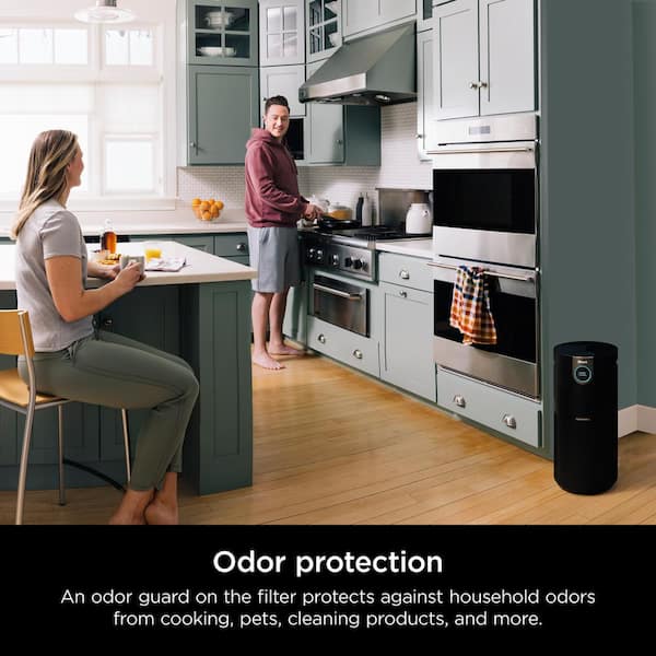 Air Purifier MAX with True NanoSeal HEPA, Cleansense IQ, Odor Lock (1200 Sq. Ft.) Charcoal Grey, HP202