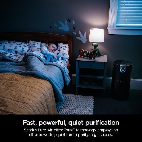 Air Purifier MAX with True NanoSeal HEPA, Cleansense IQ, Odor Lock (1200 Sq. Ft.) Charcoal Grey, HP202