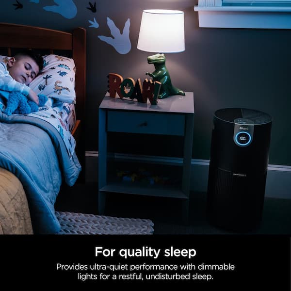 Air Purifier MAX with True NanoSeal HEPA, Cleansense IQ, Odor Lock (1200 Sq. Ft.) Charcoal Grey, HP202