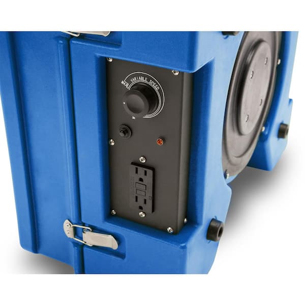 1/3 HP 2.5 Amp HEPA Air Scrubber Purifier for Water Damage Restoration Negative Air Machine in Blue
