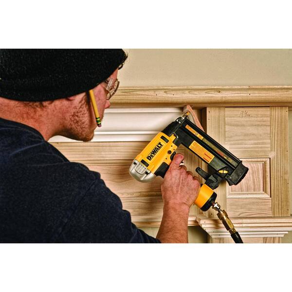 1 Gal. 135 PSI Portable Electric Trim Air Compressor, 18-Gauge Pneumatic Brad Nailer and 50 ft. x 1/4 in. Air Hose