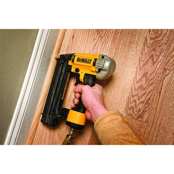 1 Gal. 135 PSI Portable Electric Trim Air Compressor, 18-Gauge Pneumatic Brad Nailer and 50 ft. x 1/4 in. Air Hose