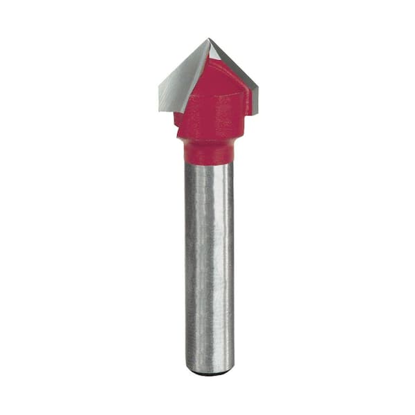 1/2 in. Carbide V Grooving Router Bit