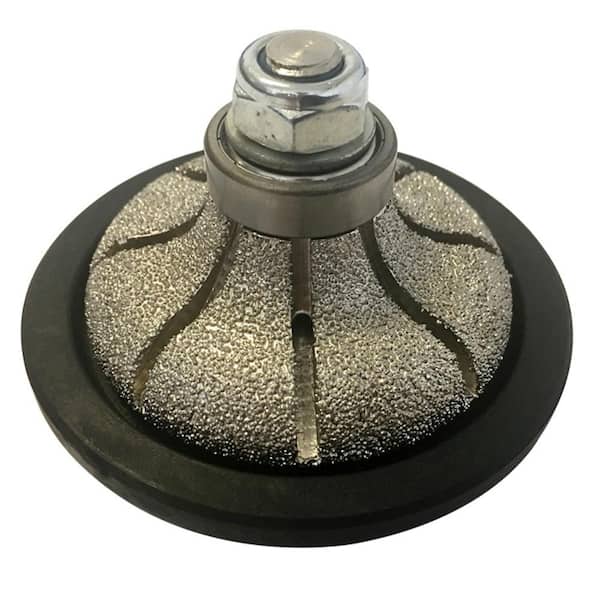 1 in. Ogee Diamond Profile Wheel for Polishers and Grinders on Concrete and Stone, 5/8"-11 Arbor