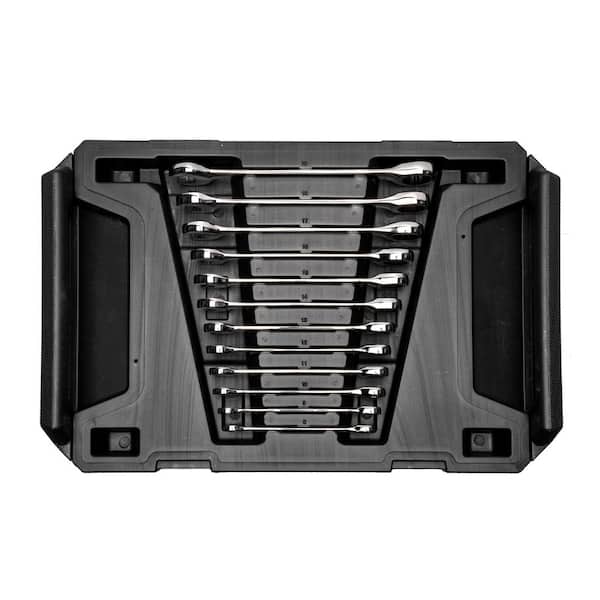 1/4 in. and 3/8 in. Drive 90-Tooth Standard and Deep SAE/Metric Mechanics Tool Set in 3-Drawer Storage Box (232-Piece)