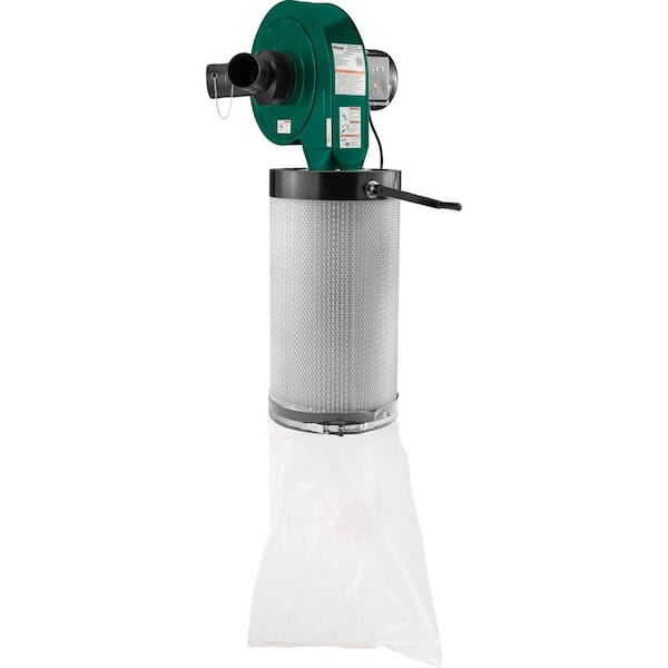 1-1/2 HP Wall-Mount Dust Collector with Canister Filter