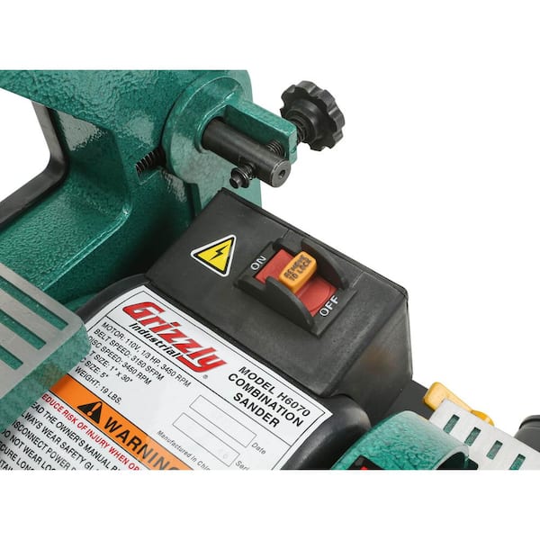 1 in. x 30 in. Belt/5 in. Disc Combo Sander