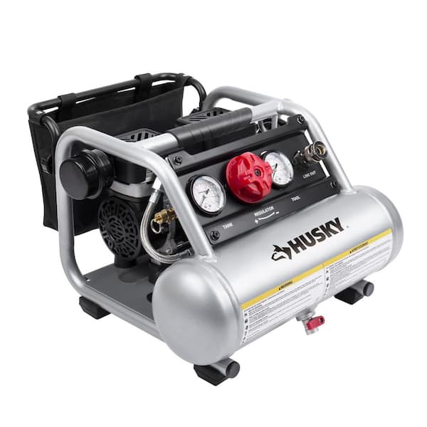 1 Gal. Portable Electric-Powered Silent Air Compressor