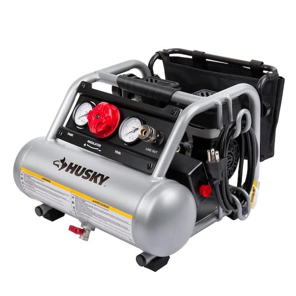 1 Gal. Portable Electric-Powered Silent Air Compressor