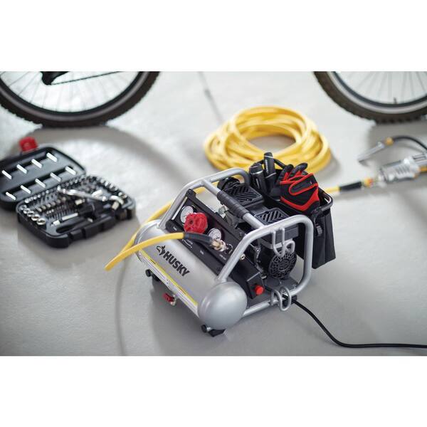 1 Gal. Portable Electric-Powered Silent Air Compressor