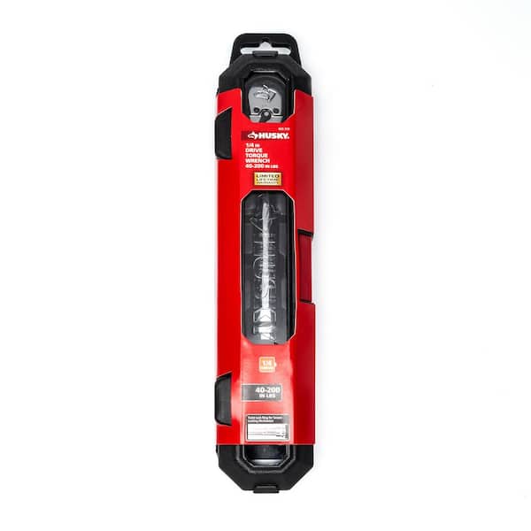 1/4 in. Drive Micrometer Click Torque Wrench 40 in./lbs. to 200 in./lbs.