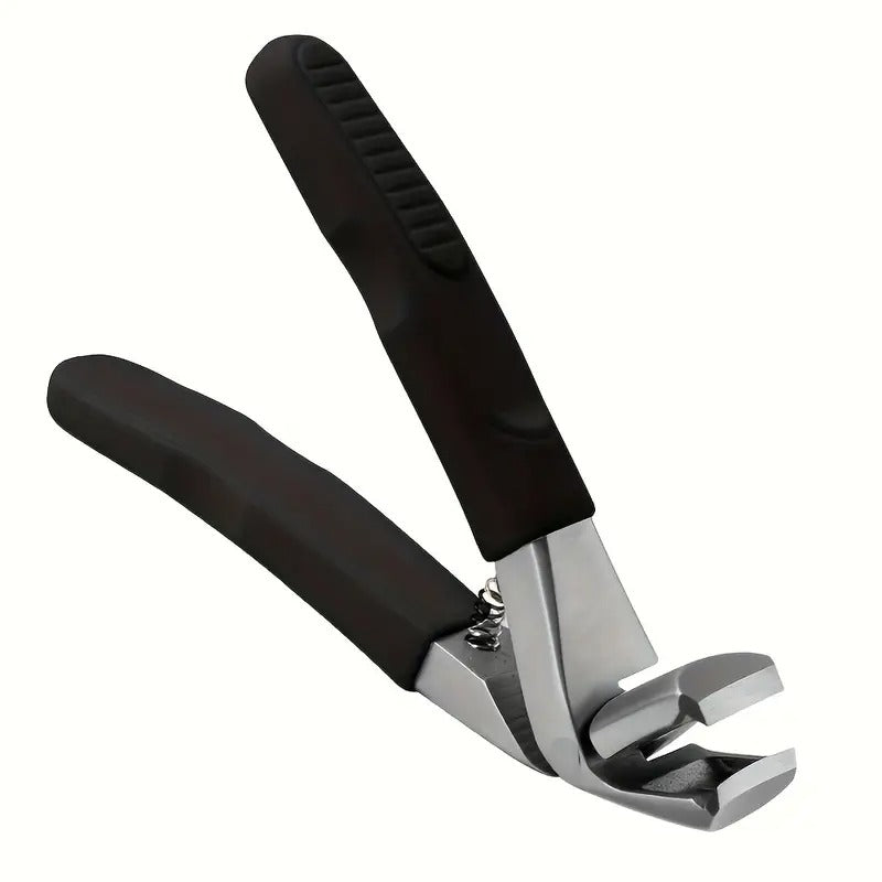 4pcs Elderly-friendly Nail Clipper Set - Wide Mouth, Extra Large Opening, Catcher, Professional Sharp Scissors, Heavy Duty Haircutting Scissors for Thick Nails, Long Handle, Easy to Use, Safe And Convenient