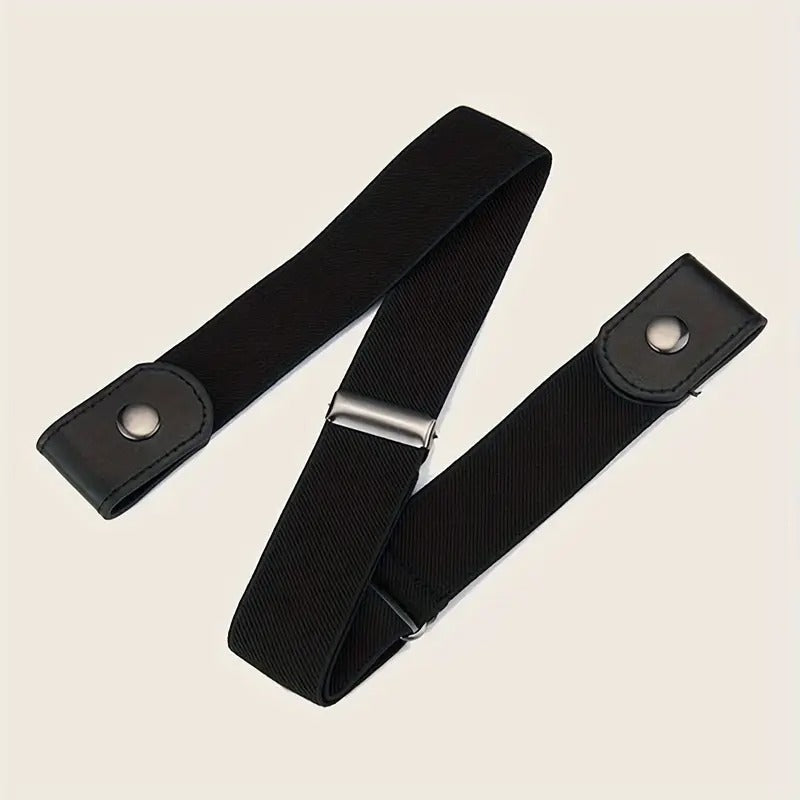1 piece of abdominal control belt - elastic adjustable waistband for jeans and pants - no buckle design, comfortable and convenient