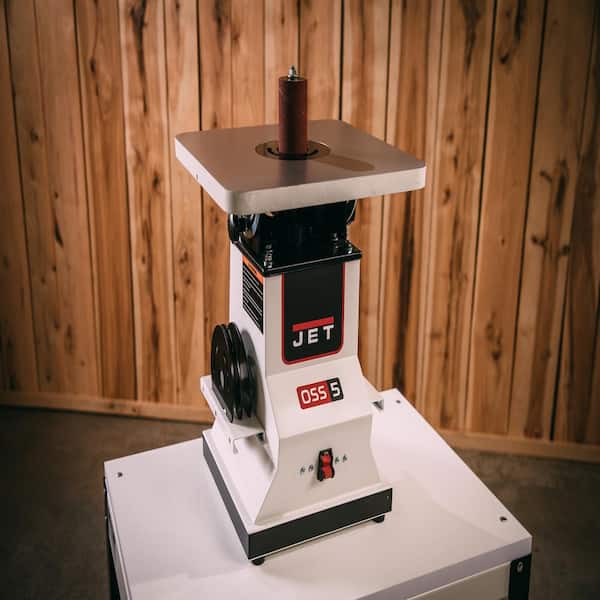 1/2 HP 5.5 in. Benchtop Oscillating Spindle Sander with Spindle Assortment, 110-Volt JBOS-5