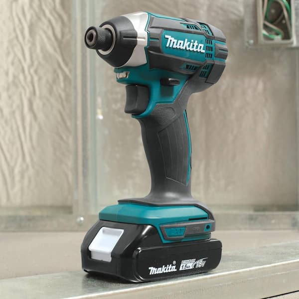 1.5 Ah 18V LXT Lithium-Ion Compact Cordless 1/4 in. Variable Speed Impact Driver Kit