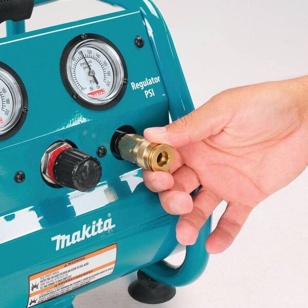 1 Gal. 125 PSI Portable Electric Compact Air Compressor with Bonus Pneumatic 2 in. 18-Gauge Brad Nailer