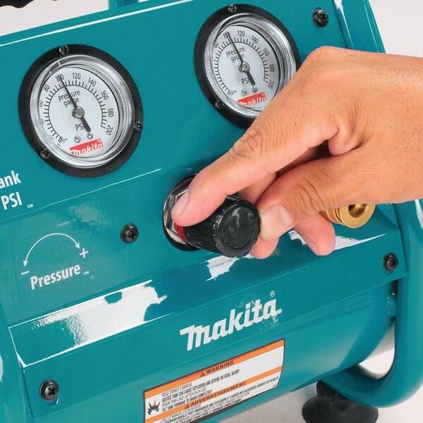 1 Gal. 125 PSI Portable Electric Compact Air Compressor with Bonus Pneumatic 2.5 in. 15-Gauge Angled Finish Nailer