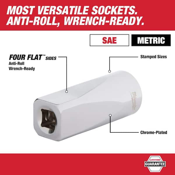 1/4 in. Drive SAE/Metric Ratchet and Socket Mechanics Tool Set (25-Piece)