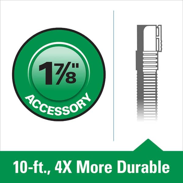 1-7/8 in. x 10 ft. Pro-Grade Locking Vacuum Hose Kit for RIDGID Wet/Dry Shop Vacuums