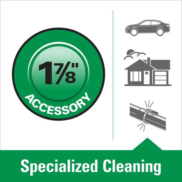 1-7/8 in. Dusting Brush and Crevice Tool Accessory Kit for RIDGID Wet/Dry Shop Vacuums