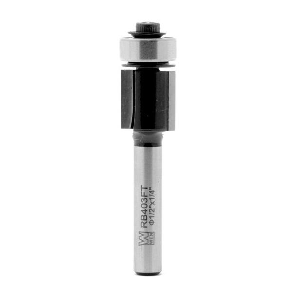 1/2 in. Flush Trim Carbide Tipped Router Bit with 1/4 in. Shank and 1/2 in. Cutting Length