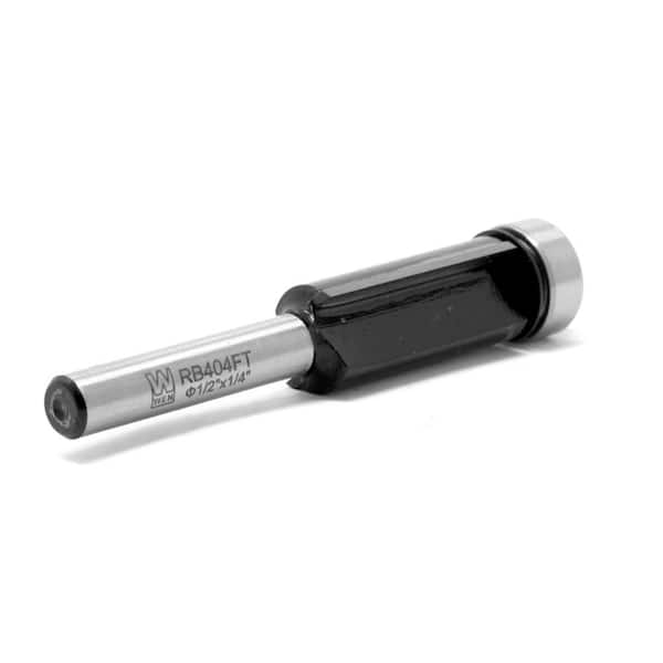 1/2 in. Flush Trim Carbide Tipped Router Bit with 1/4 in. Shank and 1 in. Cutting Length