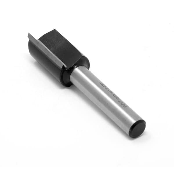 1/2 in. Straight 2-Flute Carbide Tipped Router Bit with 1/4 in. Shank and 3/4 in. Cutting Length