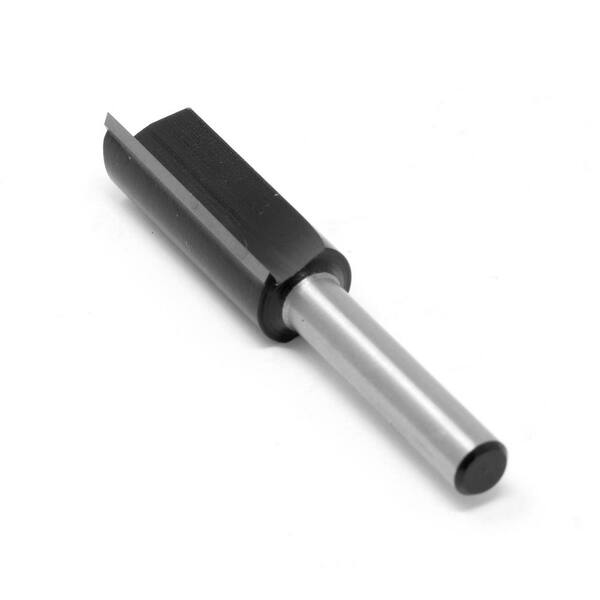 1/2 in. Straight 2-Flute Carbide Tipped Router Bit with 1/4 in. Shank and 1-1/4 in. Cutting Length