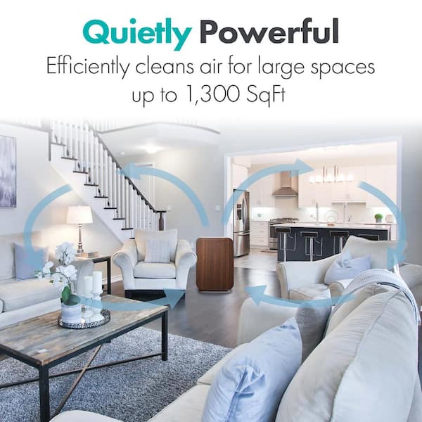 BreatheSmart 75i Air Purifier with Pure, True HEPA Filter for Allergens, Dust, Mold, and Germs - 1,300 SqFt
