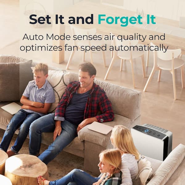 BreatheSmart Classic Air Purifier with Pure, True HEPA Filter for Allergens, Dust, Mold, and Germs - 1,100 SqFt
