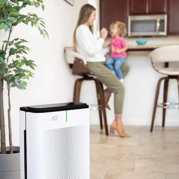 Pro Sanitizing HEPA Air Purifier with AG+ Technology for Virus Bacteria Allergens HEPA (up to 1655 sq. ft.)