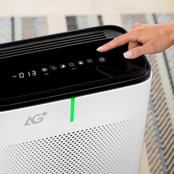 Pro Sanitizing HEPA Air Purifier with AG+ Technology for Virus Bacteria Allergens HEPA (up to 1655 sq. ft.)