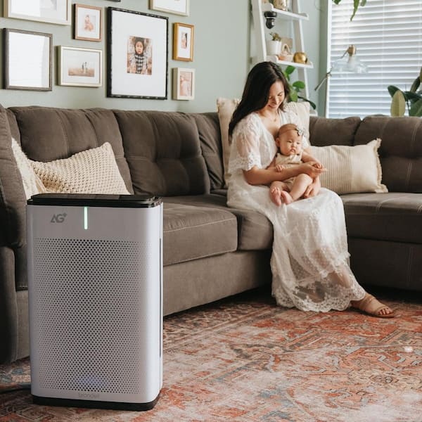 Pro Sanitizing HEPA Air Purifier with AG+ Technology for Virus Bacteria Allergens HEPA (up to 1655 sq. ft.)