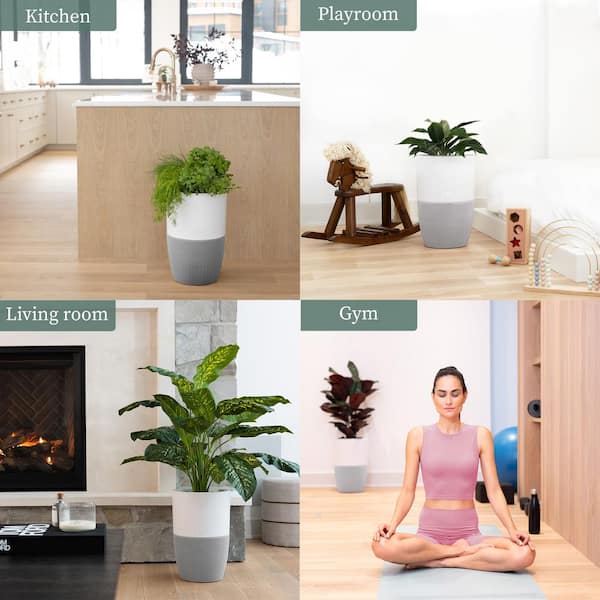 Bloom HEPA-13 Air Purifier with Planter, AutoDetect to Remove Dust, Smoke, Bacteria, Allergens and Odors - 1517 sq. ft.