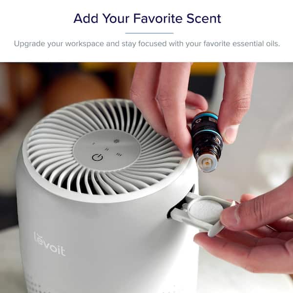 VortexAir 178 sq. ft. HEPA - Type Tabletop Air Purifier in White