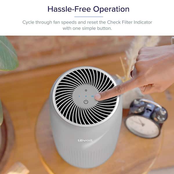 VortexAir 178 sq. ft. HEPA - Type Tabletop Air Purifier in White