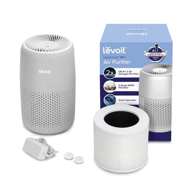 VortexAir 178 sq. ft. HEPA - Type Tabletop Air Purifier in White