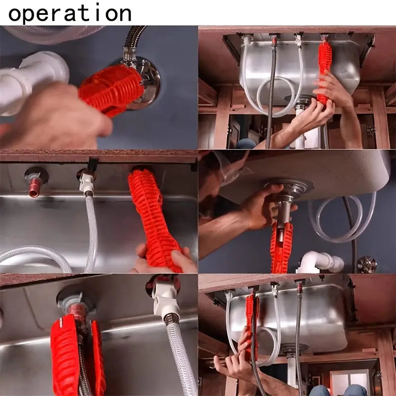 8 IN 1 Sink Wrench, Faucet And Sink Installation Tool Multifunctional Plumbing Tool Pipe Extractor For Sink Bathroom Kitchen Toilet Plumbing Valentine, Tools, Plumbing Tools, Tools For Men, Home Essentials, Father'S Day Gift, Essential Plumbers!