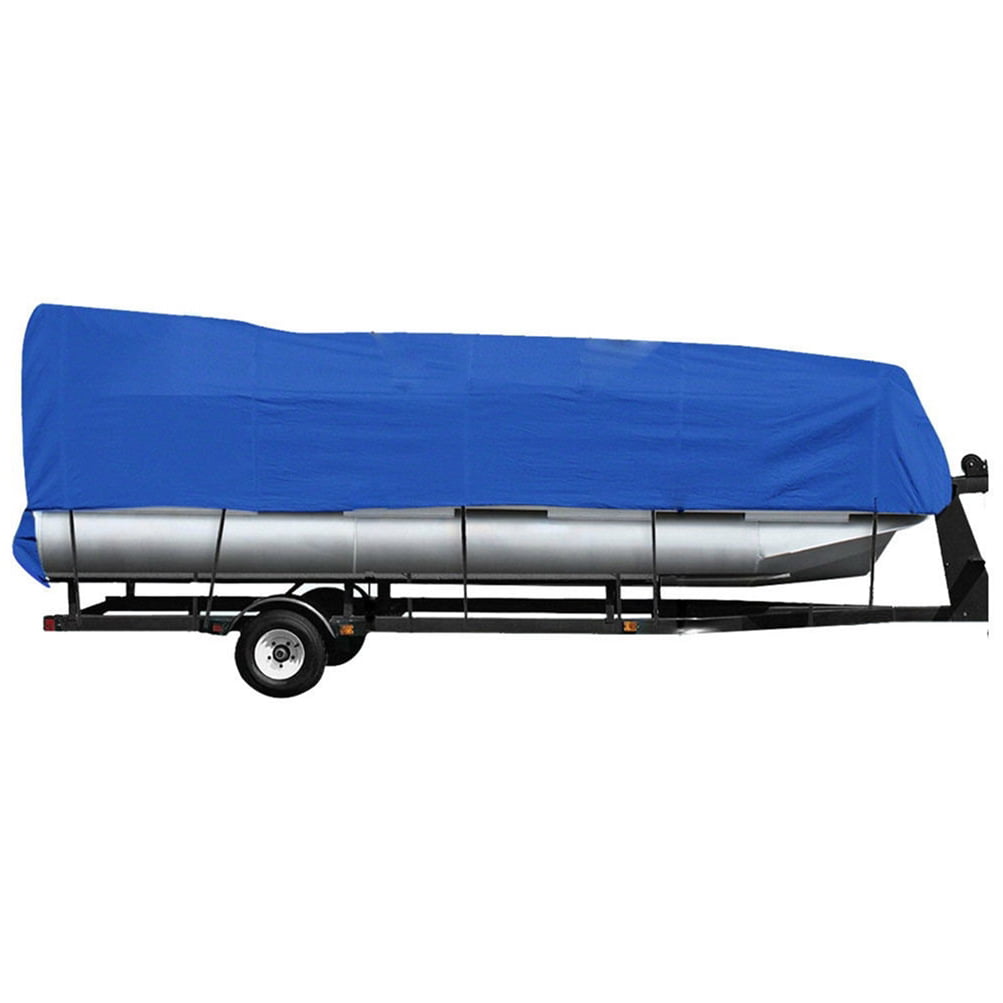 "21' 22' 23' 24' Boat Cover Waterproof Trailerable Heavy Duty Pontoon Beam 102"""