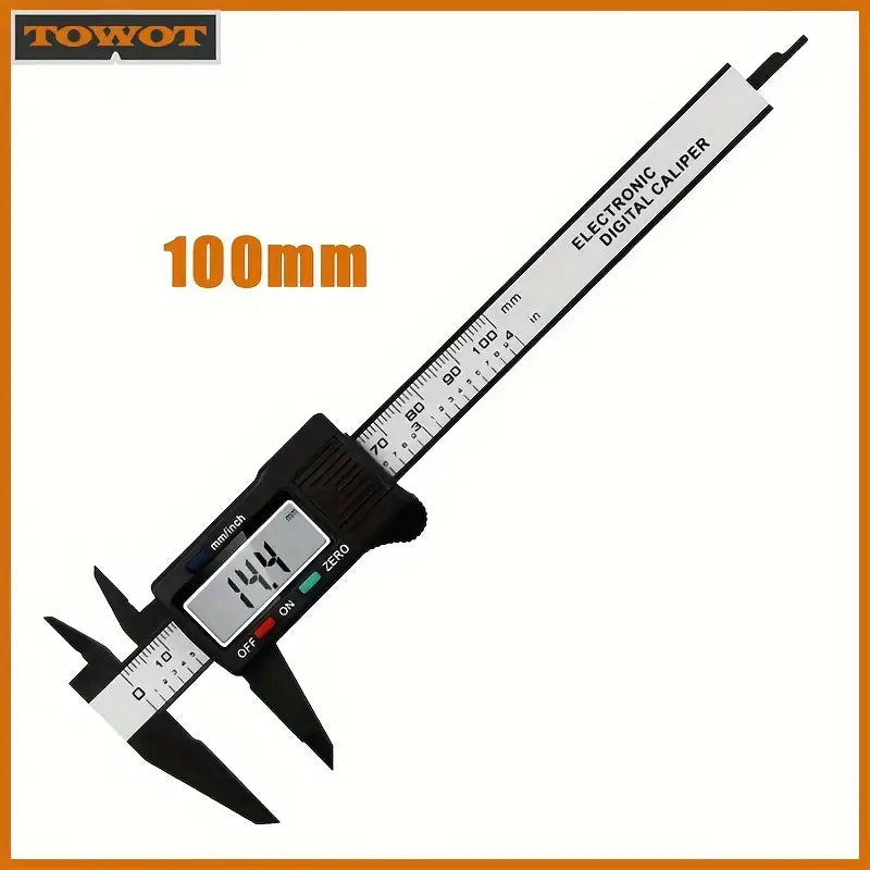 150mm 100mm Electronic Digital Calipers Carbon Fibre Dial Vernier Calipers Micrometers Measuring Tools Digital Rulers for Inside And Outside Diameters, Precision Measurements.