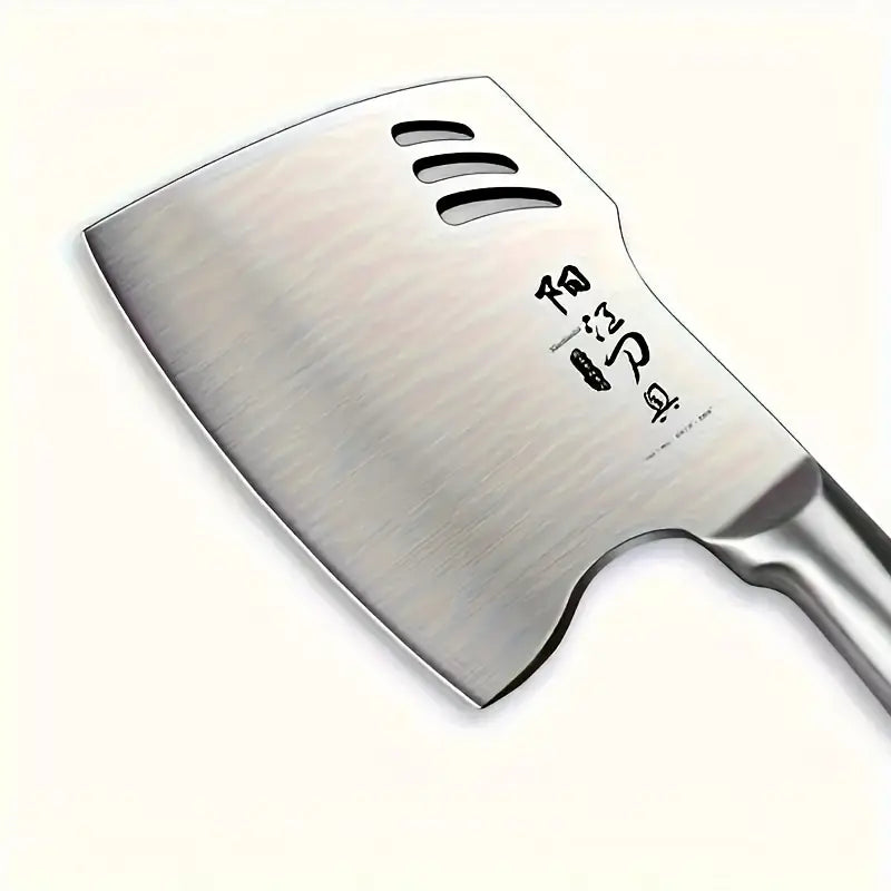 1 Bone Knife, Heavy Axe, Stainless Steel Thickened Blade And Ergonomic Handle, Multifunctional Professional Knife, Suitable For Families And Restaurants.